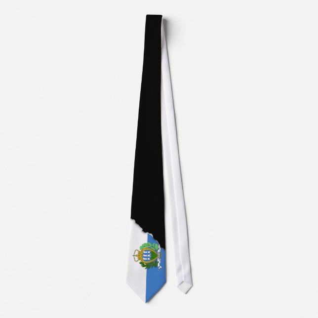 San Marino Flag Tie (Front)