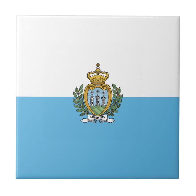 San-Marino flag Tile (Front)