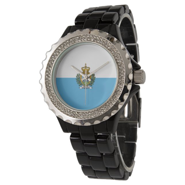 San-Marino flag Watch (Angled)