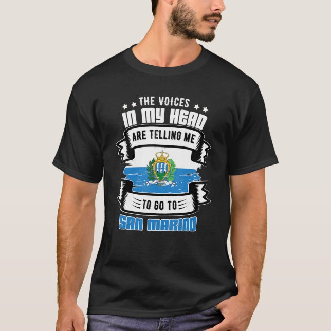 San Marino In My Head T-Shirt (Front)