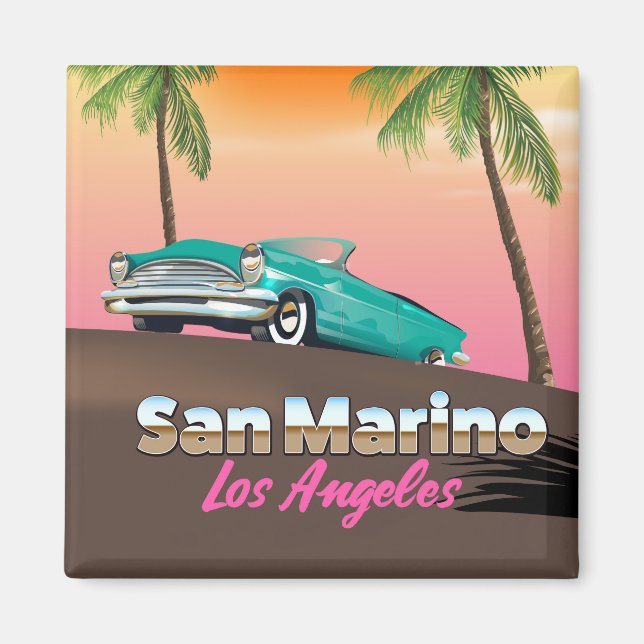San Marino Los Angeles Magnet (Front)