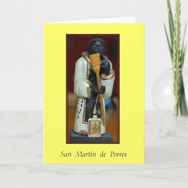 "San  Martín  de  Porres" Card (Front)