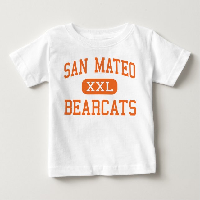 San Mateo - Bearcats - High - San Mateo California Baby T-Shirt (Front)