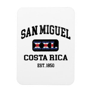 San Miguel, Costa Rica - XXL Athletic Magnet