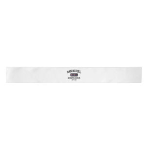 San Miguel, Costa Rica - XXL Athletic Satin Ribbon