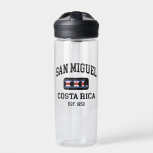 San Miguel, Costa Rica - XXL Athletic Water Bottle