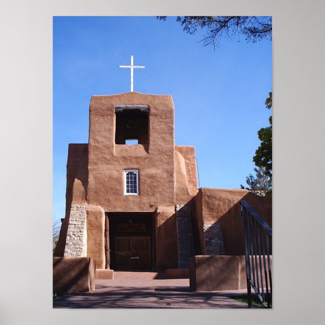 SAN MIGUEL MISSION, SANTA FE NEW MEXICO POSTER (Front)