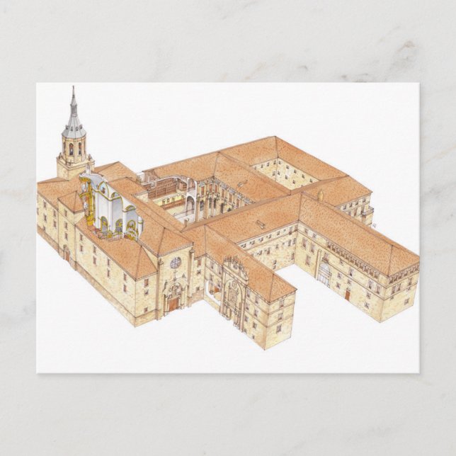 San Millan de la Cogolla Monastery. La Rioja Postcard (Front)