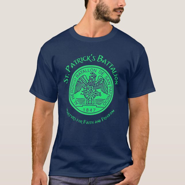 San Patricios Irish Mexican Tee  Saint Patrick's  (Front)