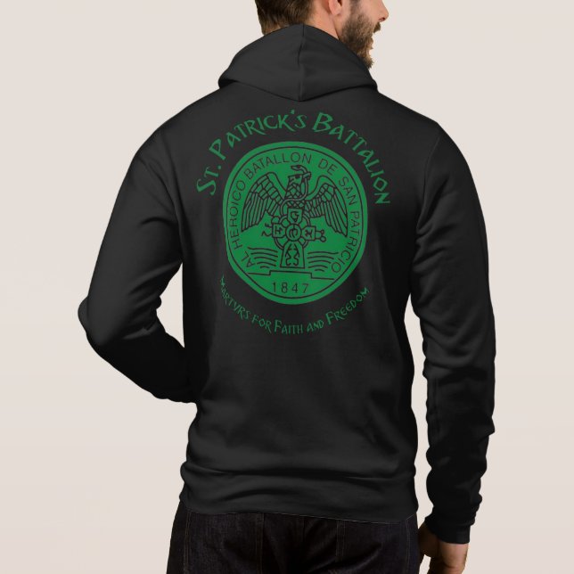 San Patricios Saint Patrick Battalion Hoodie (Back)