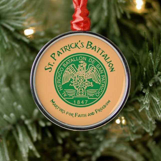 San Patricios Saint Patrick Battalion Metal Tree Decoration (Tree)