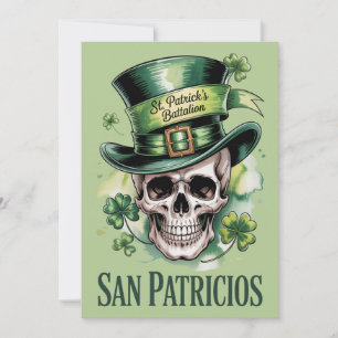 San Patricios St. Patrick's Battalion Card