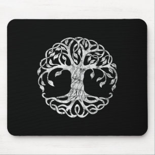 San Patties Irish Celtic Tree Of Life St Patricks  Mouse Pad