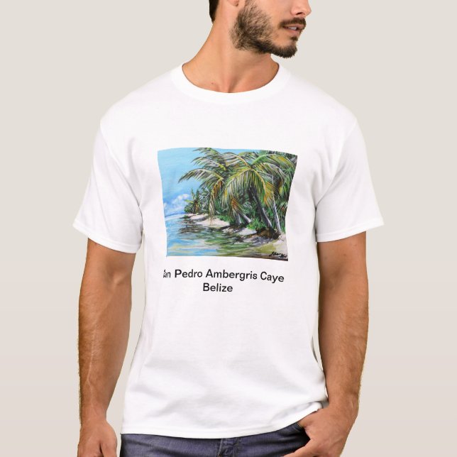 San Pedro Ambergris Caye Belise T-Shirt (Front)