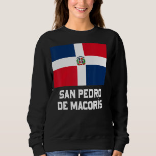 San Pedro De Macorís Dominican Republic Emblem Esc Sweatshirt