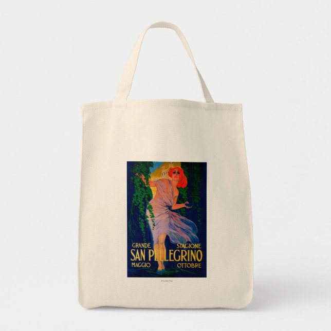 San Pellegrino Vintage PosterEurope Tote Bag (Front)