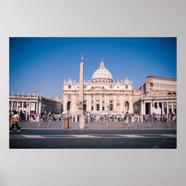 San Pietro Basilica in Vatican City Poster (Front)