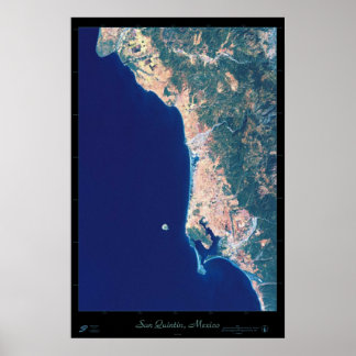 San Quintin, Baja California satellite poster