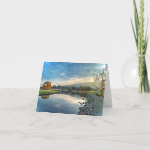 San Rafael, California early morning Thank You Car Card