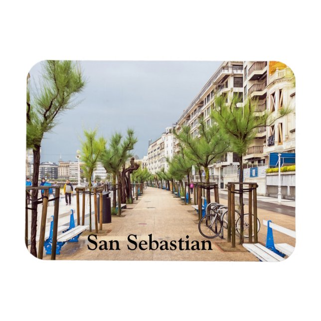 San Sebastian. #2.   Magnet (Horizontal)