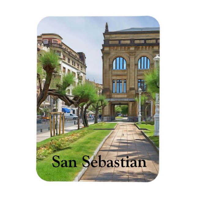 San Sebastian. #5.   Magnet (Vertical)
