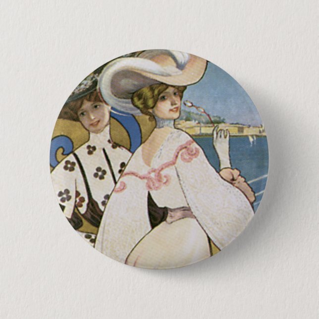 San Sebastian 6 Cm Round Badge (Front)