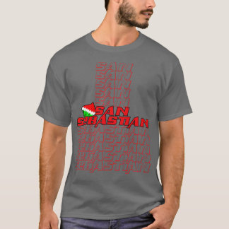 San Sebastian Cascade text T-Shirt