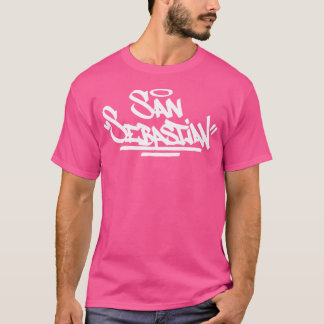 San Sebastian City Graffiti Street Art Spain Hip H T-Shirt