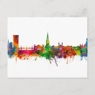 San Sebastian Spain Skyline Postcard