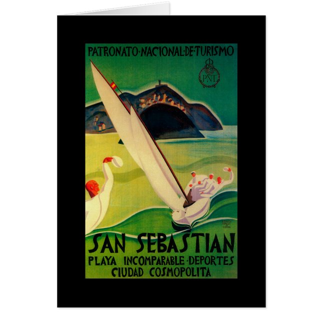San Sebastian Vintage PosterEurope (Front)