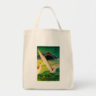 San Sebastian Vintage PosterEurope Tote Bag