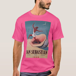 San Sebastian Vintage Travel Poster T-Shirt