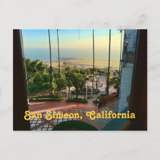 San Simeon Ocean View Postcard