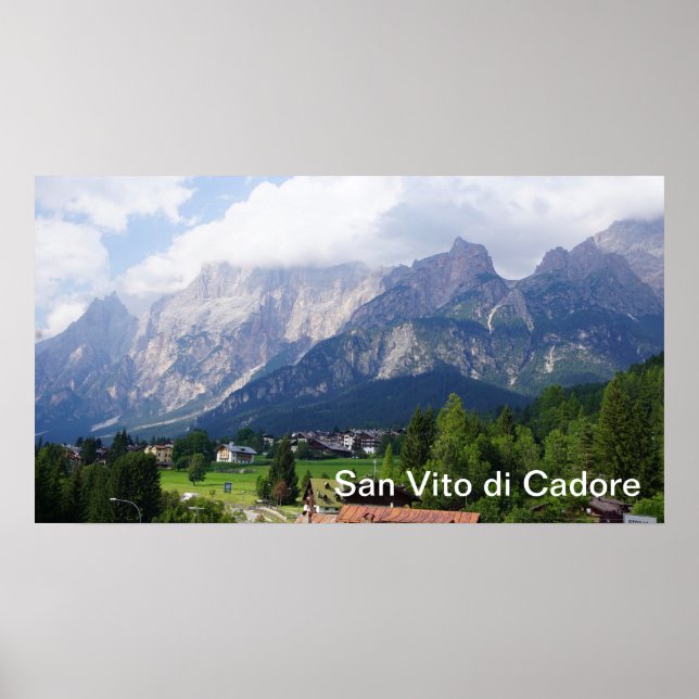 San Vito di Cadore Italy Poster (Front)