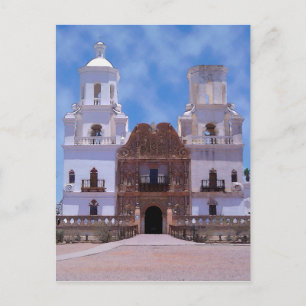 San Xavier del Bac Mission - Tucson, AZ Postcard