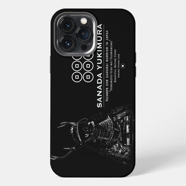 SANADA YUKIMURA (Dark ver.) iPhone Case (Back)
