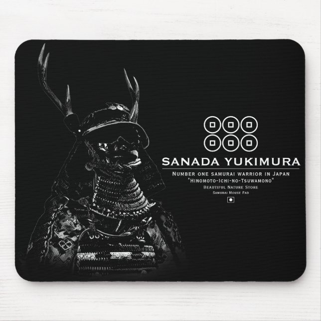 SANADA YUKIMURA (Dark ver.) Mouse Pad (Front)
