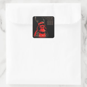 SANADA YUKIMURA (Red ver.) Square Sticker