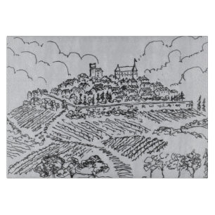 Sancerre Vineyards   Loire Valley, France Cutting Board