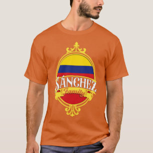 Sanchez Family Colombia flag T-Shirt