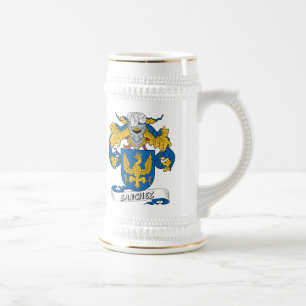 Sanchez Family Crest Beer Stein