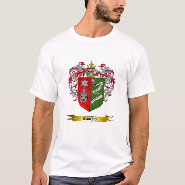 Sanchez Shield of arms (Castilian) T-Shirt (Front)