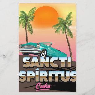 Sancti Spíritus Cuba Stationery