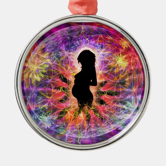 Sanctity Metal Tree Decoration (Front)