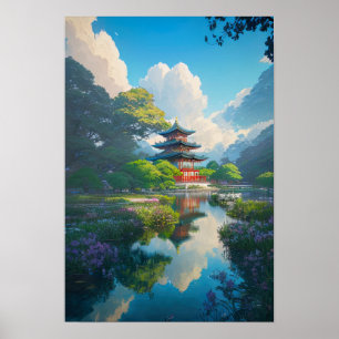 Sanctuary by the Riverside Poster