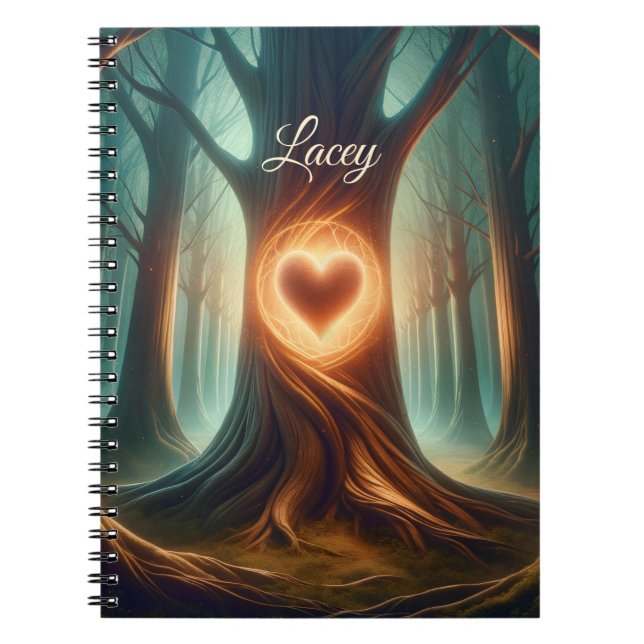 Sanctuary in the Pines Personalised Notebook (Front)