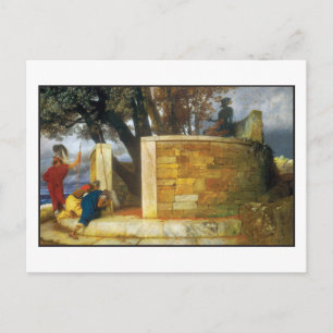 Sanctuary of Hercules by Bocklin Postcard