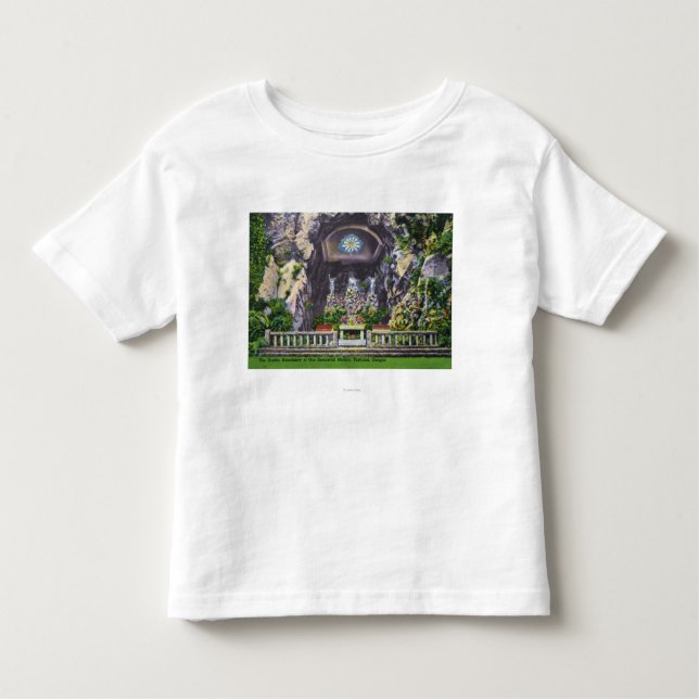 Sanctuary of Our Sorrowful Mother Grotto View Toddler T-Shirt (Front)