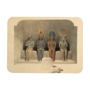Sanctuary of the Temple of Abu Simbel, from "Egypt Magnet