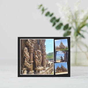 Sanctuary of Truth, Pattaya, Thailand Postcard